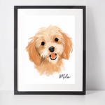 Personalised Cavapoo Art Print