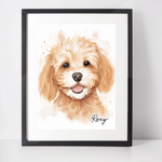 Personalised Cavapoo Art Print