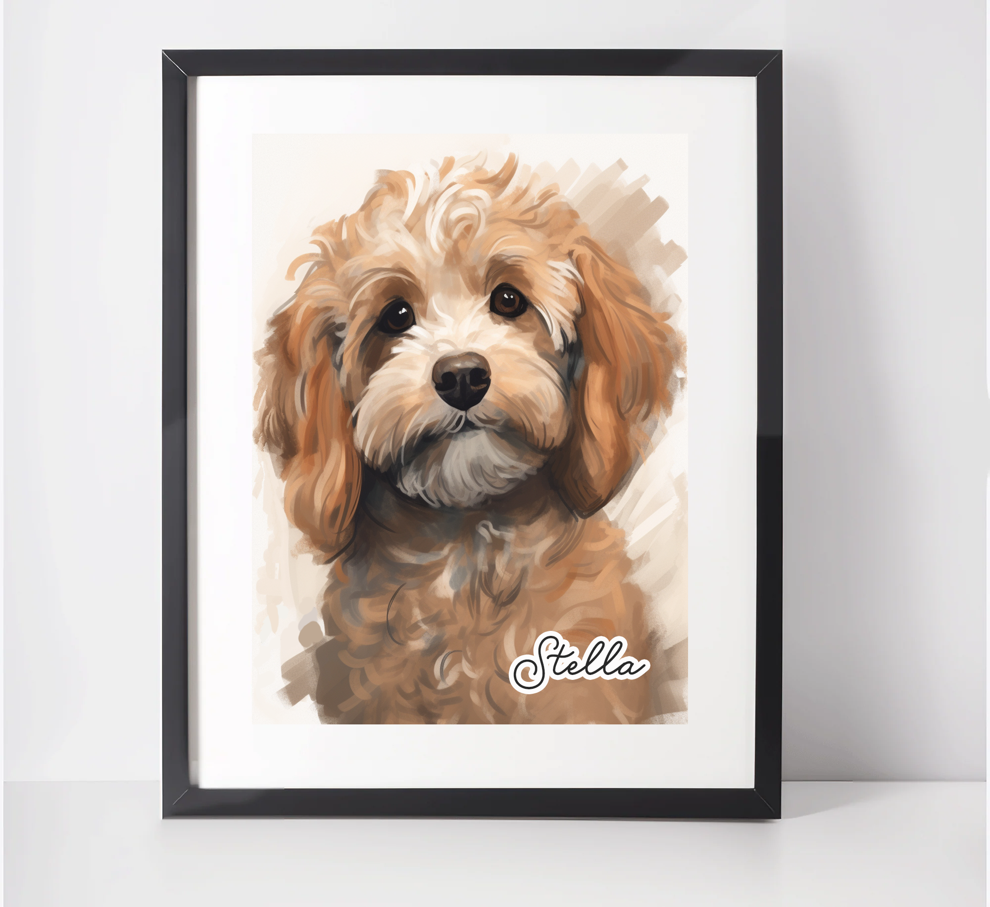 Personalised Cavapoo Art Print