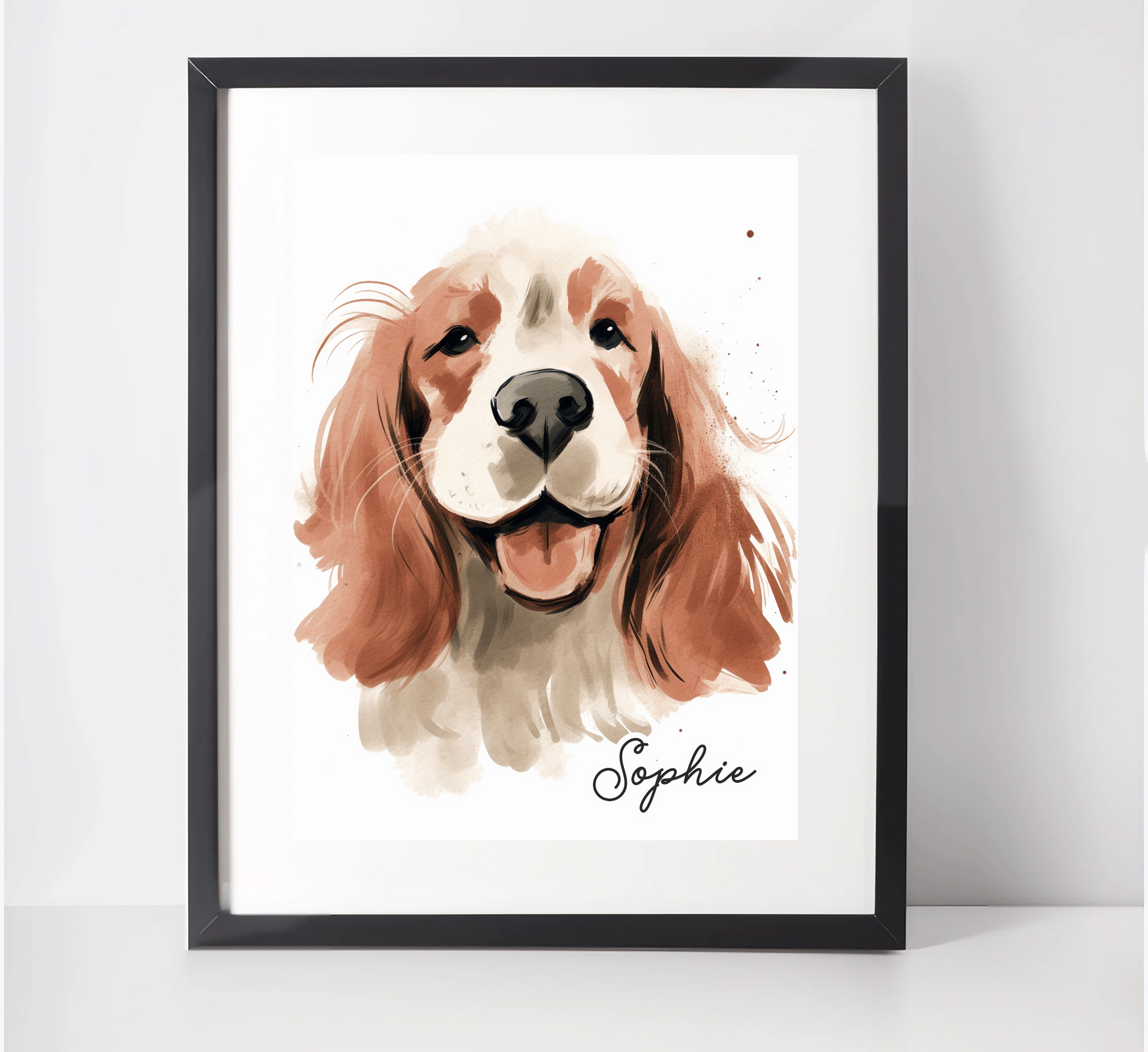 Cocker spaniel best sale wall art