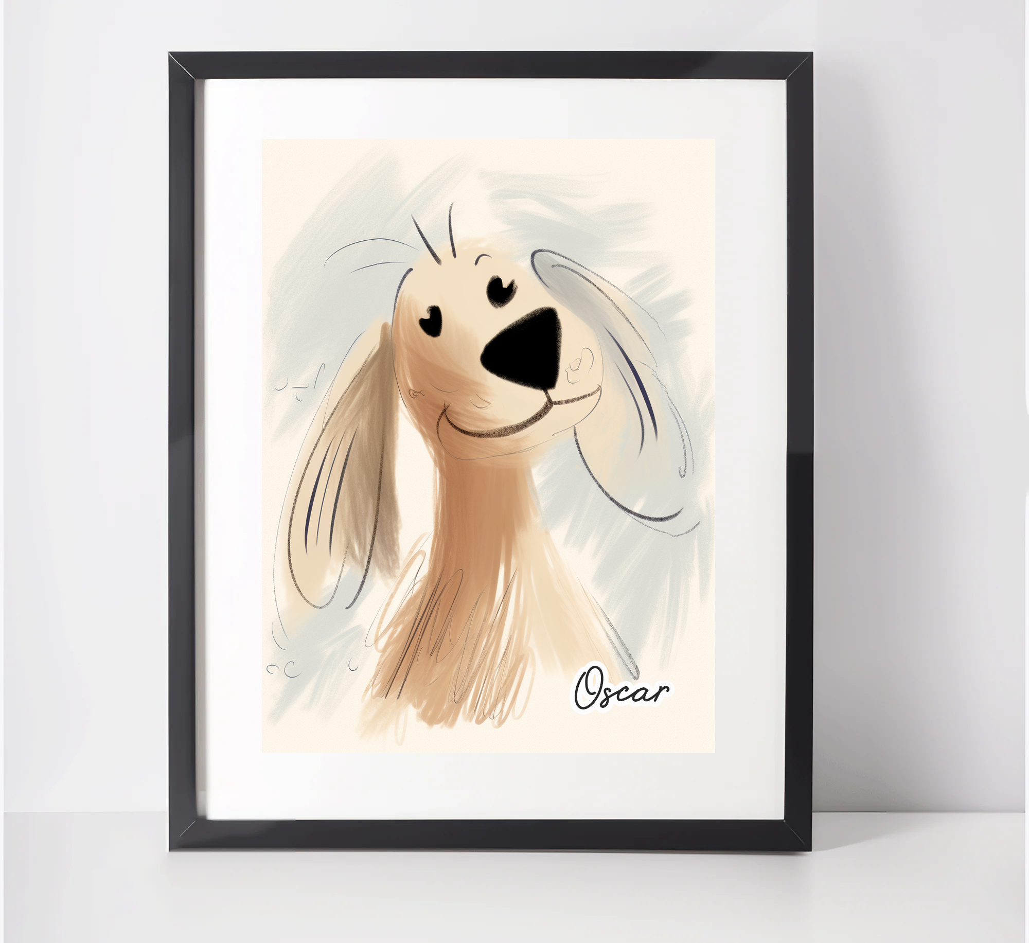 Personalised Dachshund Art Print