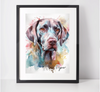 Personalised English Pointer Art Print