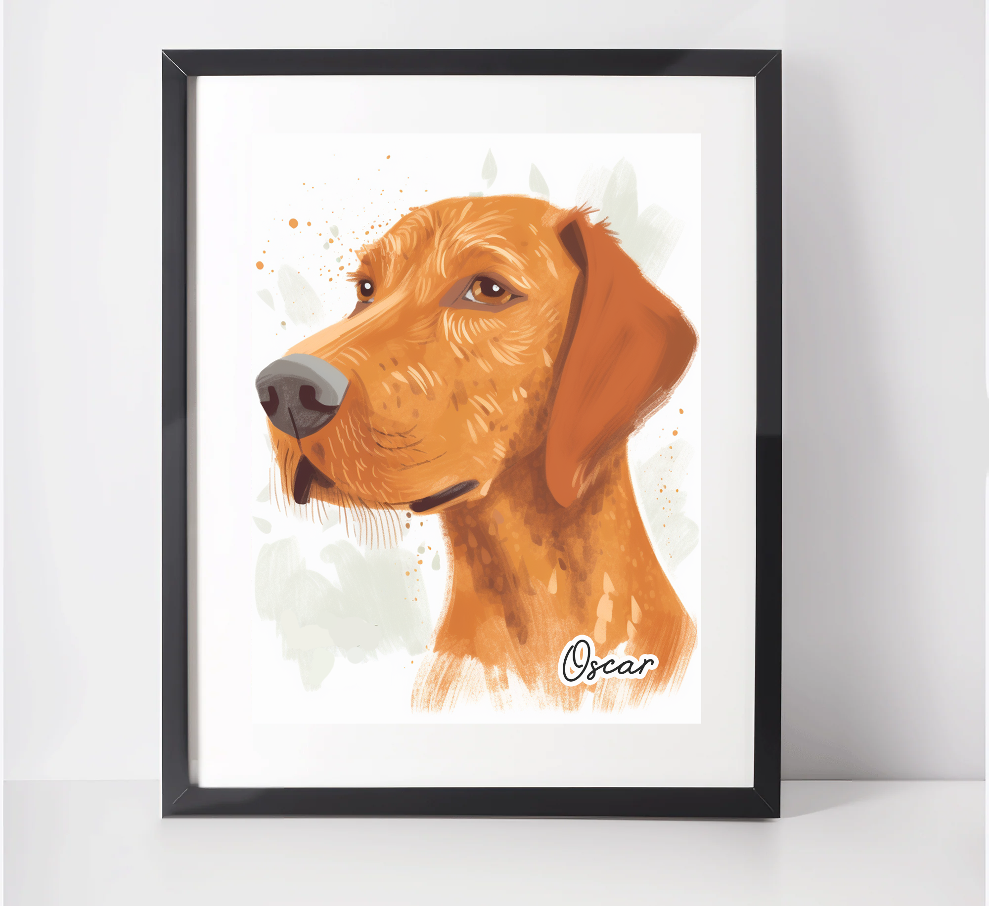 Vizsla art deals