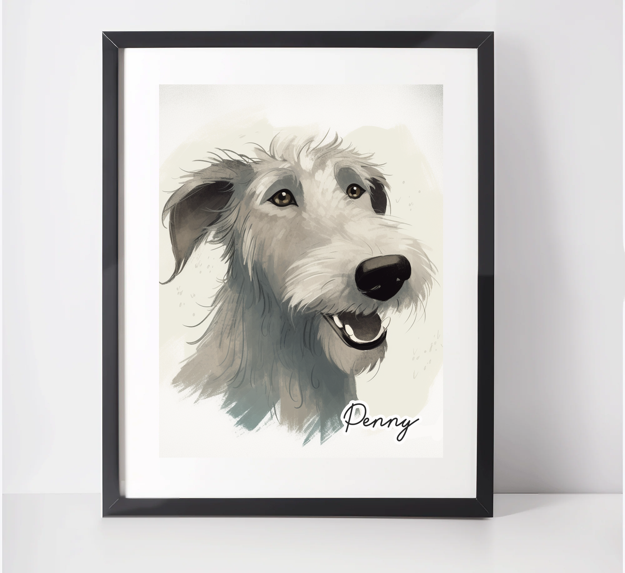 Irish 2024 wolfhound drawing