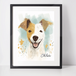 Personalised Jack Russell Art Print