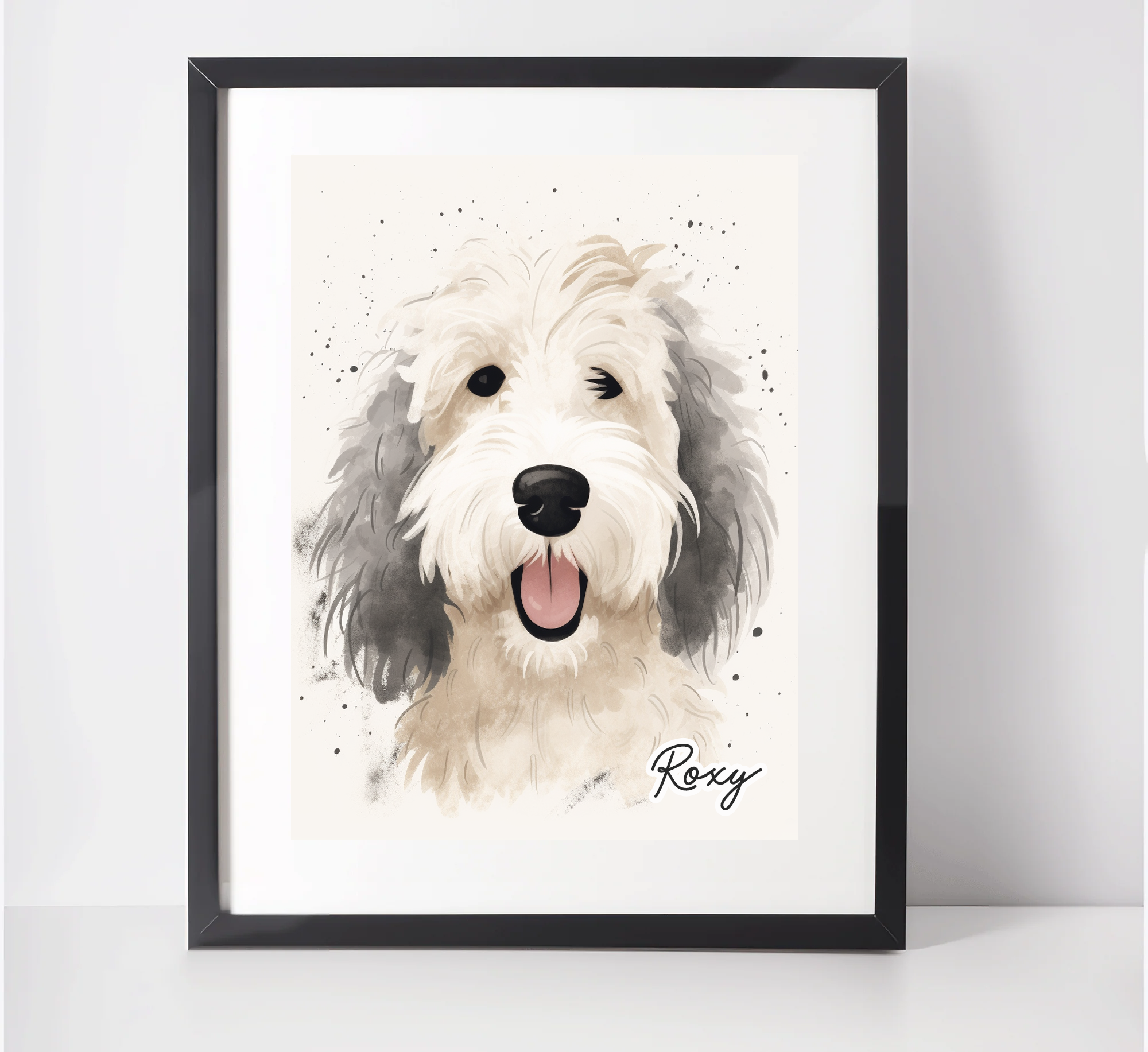 Personalised Labradoodle Art Print