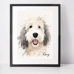 Personalised Labradoodle Art Print