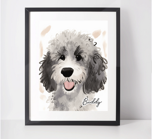Cockapoo painting cheap
