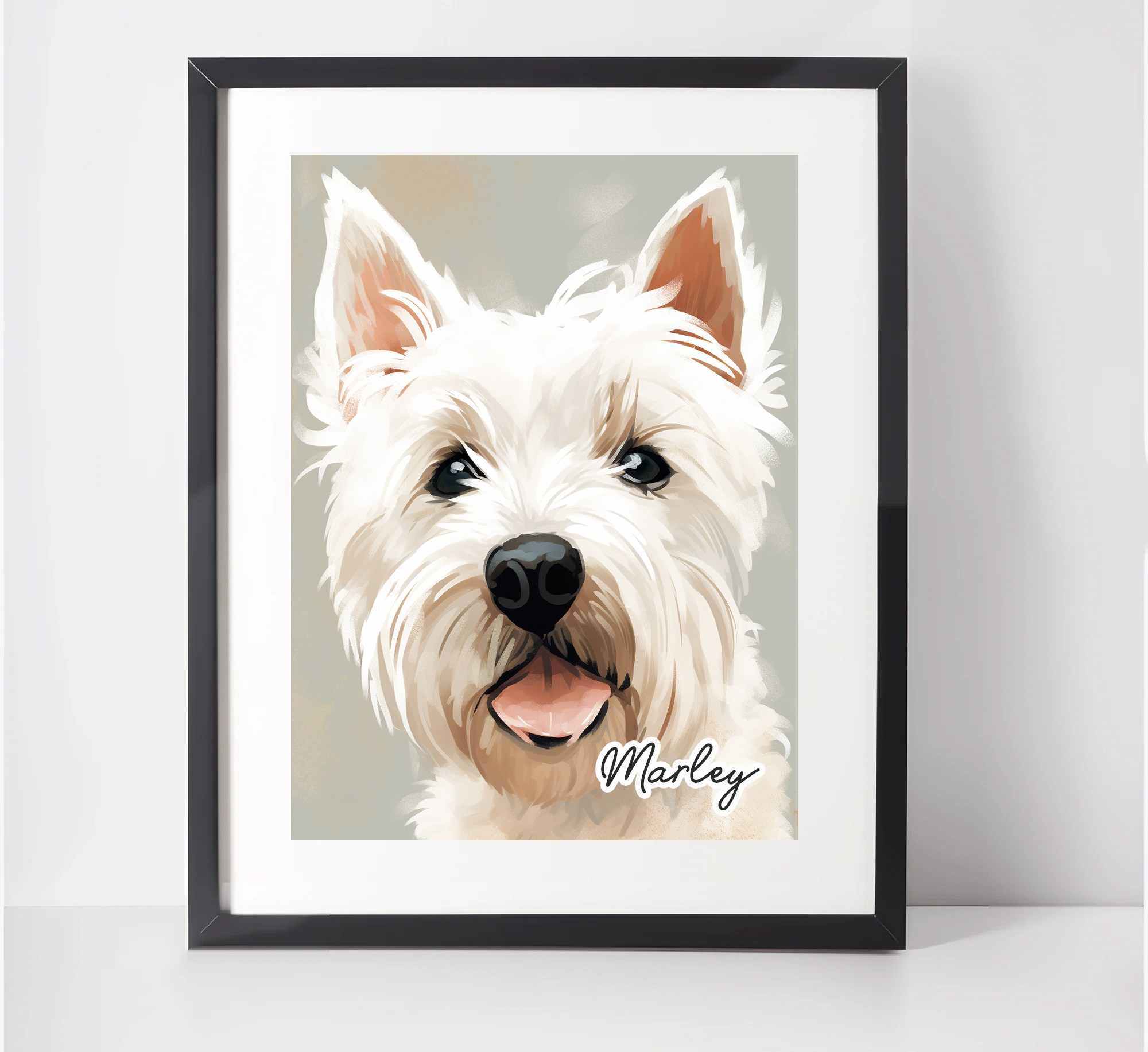 West highland terrier deals art