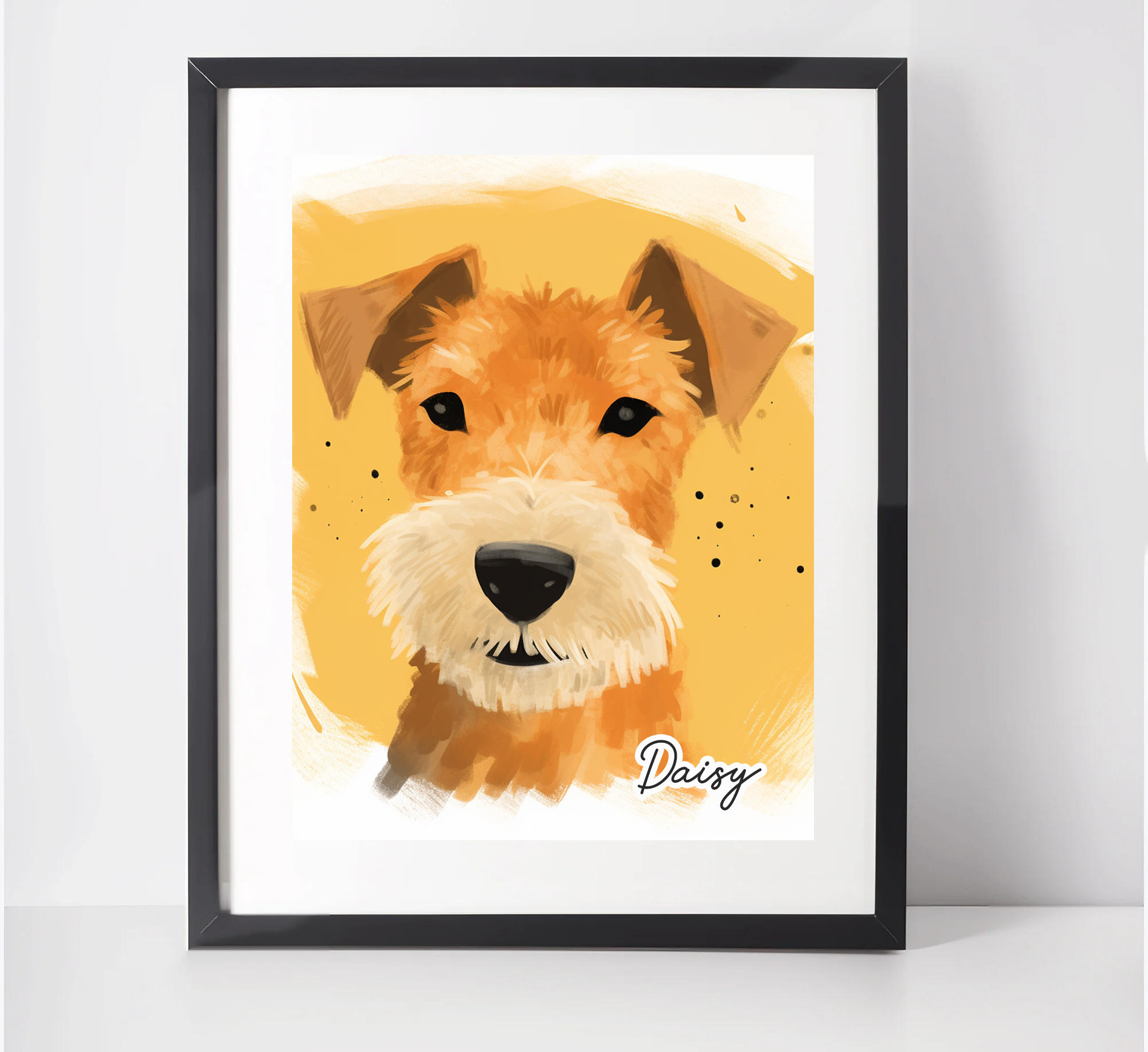 Personalised Lakeland Terrier Art Print