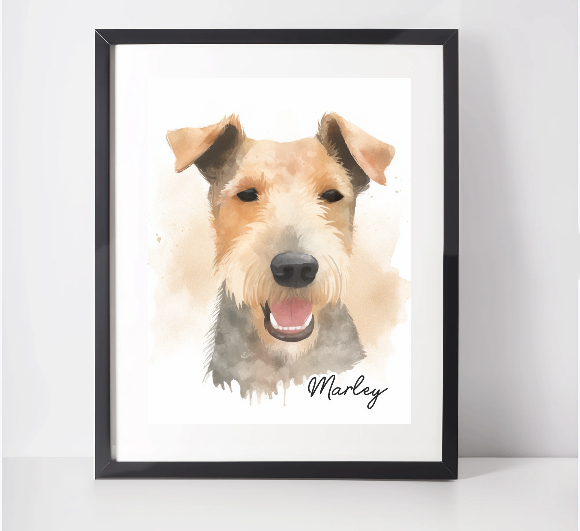 Personalised Lakeland Terrier Art Print