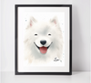 Personalised Samoyed Art Print