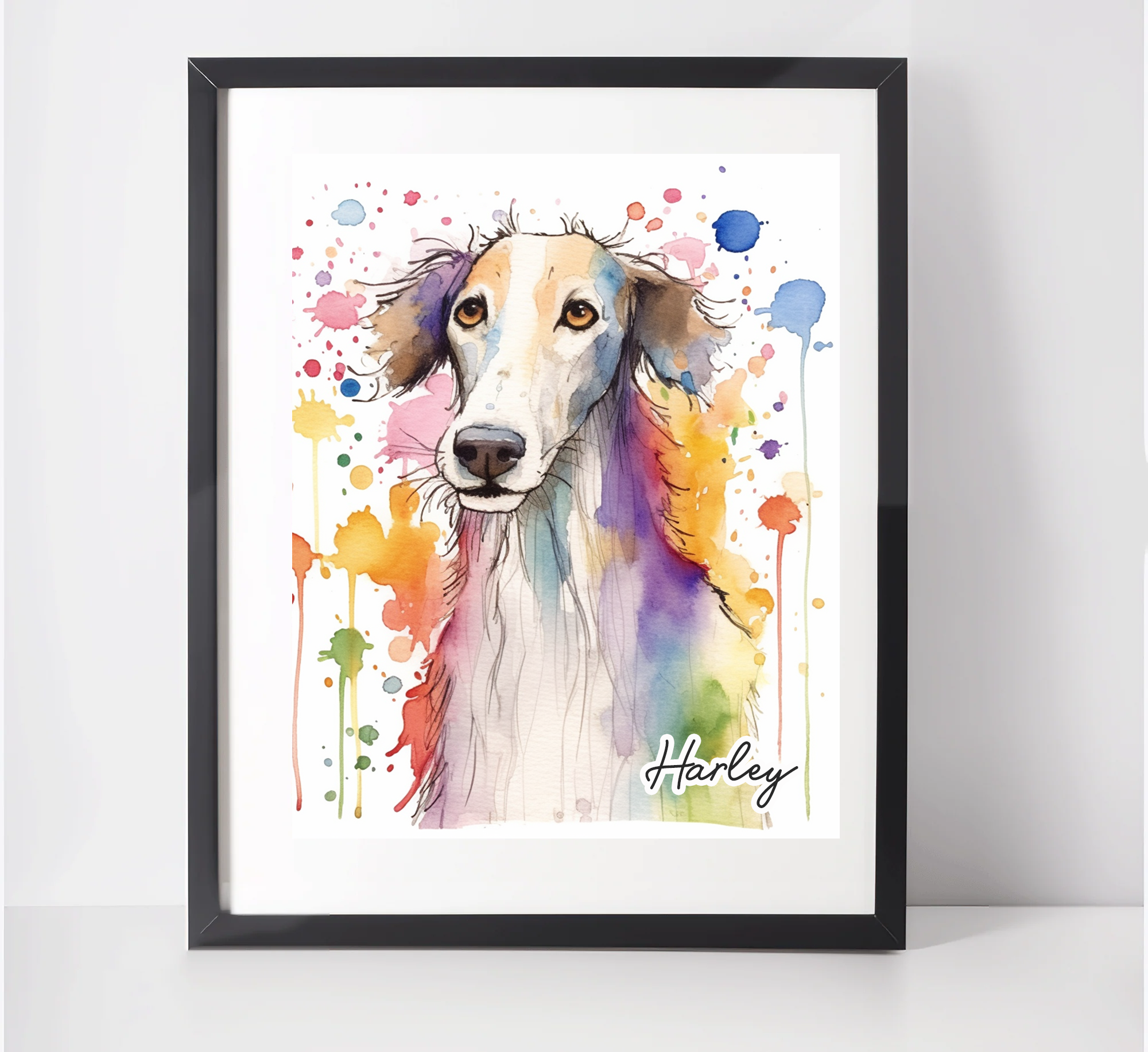 Borzoi art sale