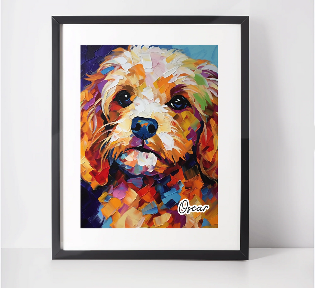 Personalised Cavapoo Art Print