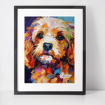 Personalised Cavapoo Art Print