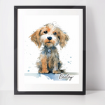 Personalised Cavapoo Art Print