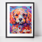 Personalised Cavapoo Art Print