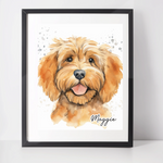 Personalised Cavapoo Art Print