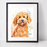 Personalised Cockapoo Art Print