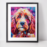 Personalised Cockapoo Art Print