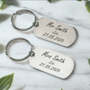 Mr & Mrs Keyrings