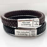 Personalised Loved By Bracelet