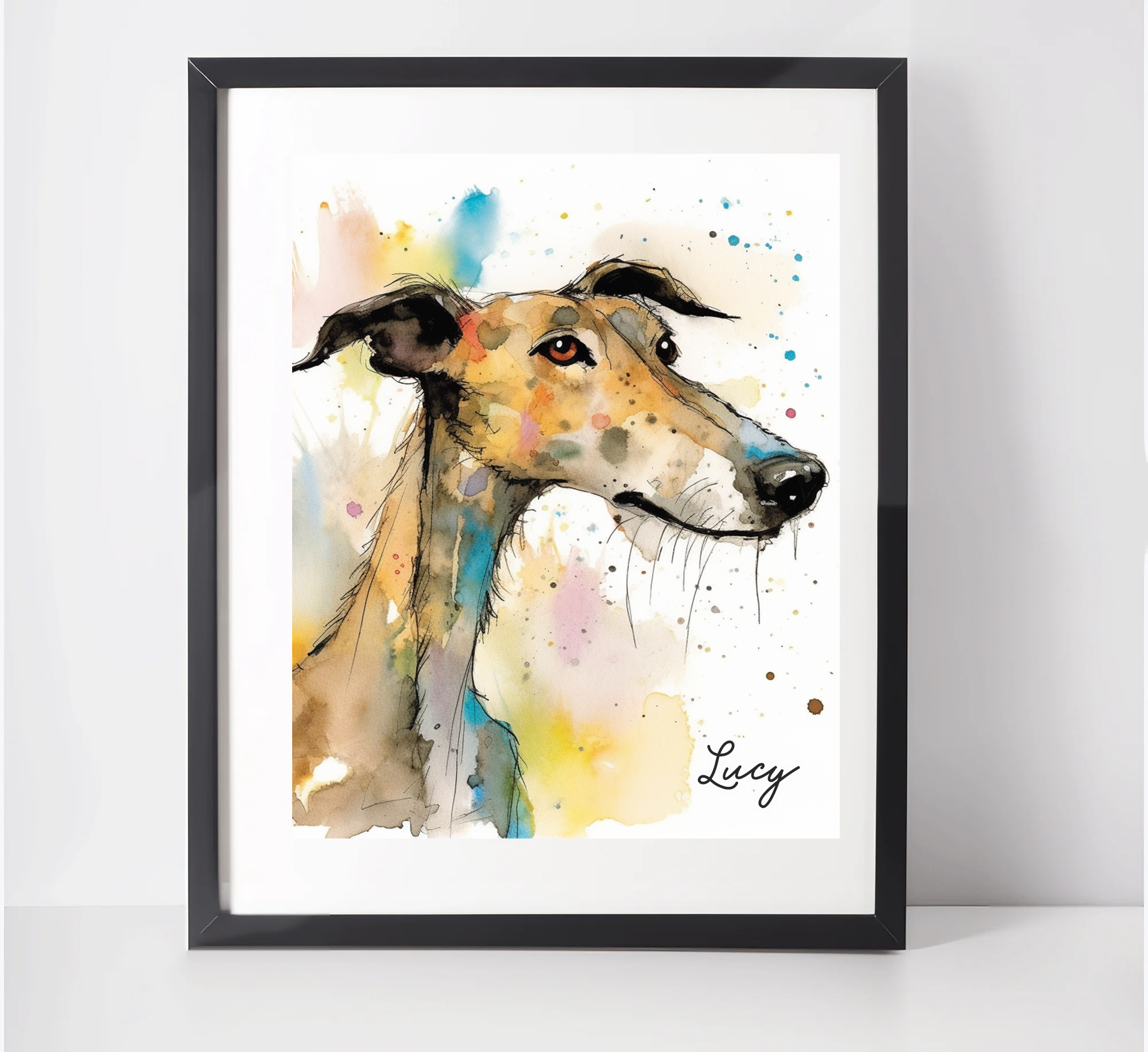 Greyhound art hot sale