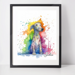 Personalised Greyhound Art Print