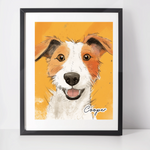 Personalised Jack Russell Art Print