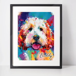 Personalised Labradoodle Art Print