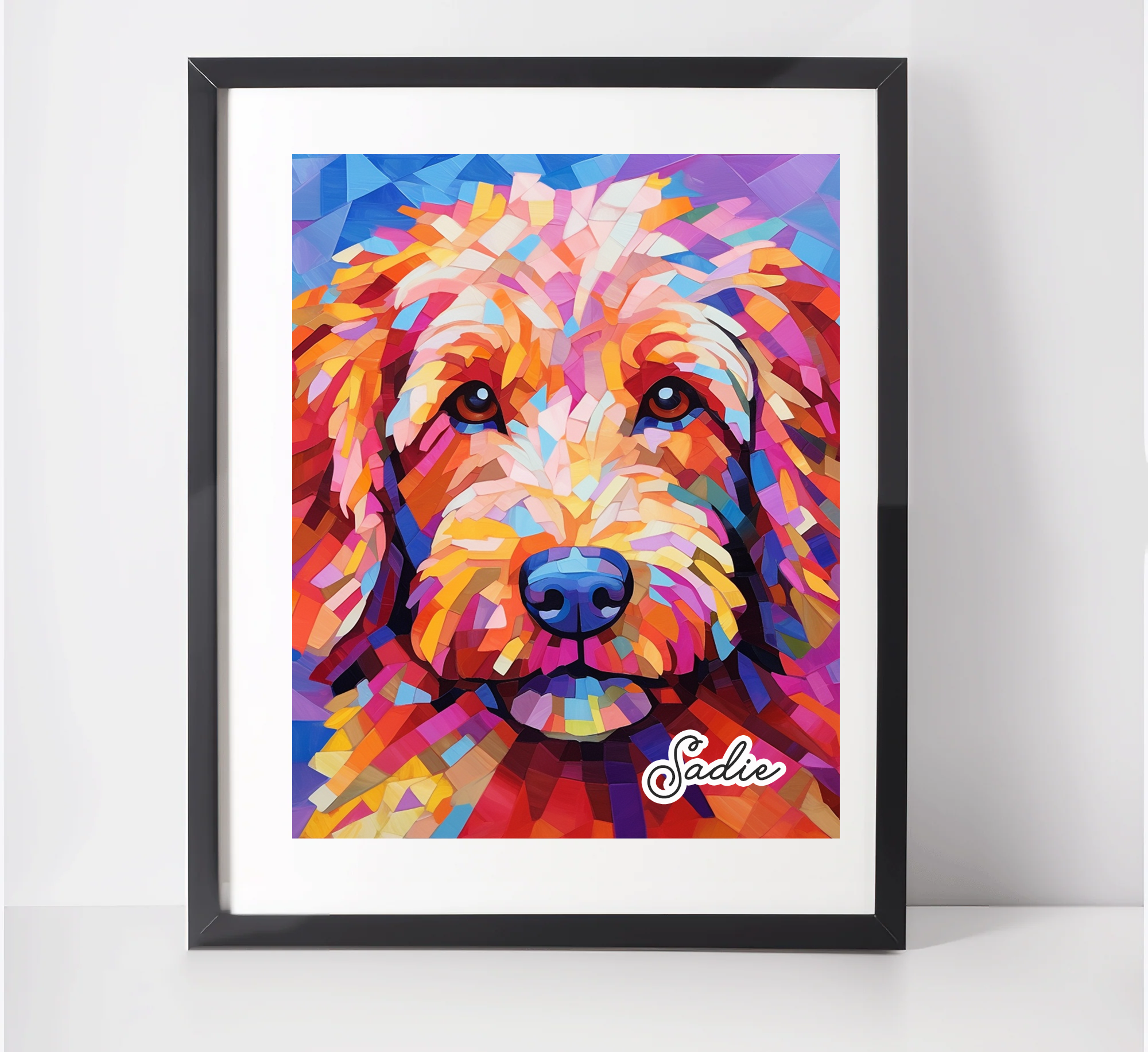 Personalised Labradoodle Art Print