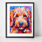 Personalised Labradoodle Art Print