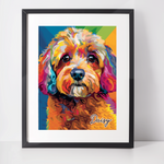 Personalised Cockapoo Art Print