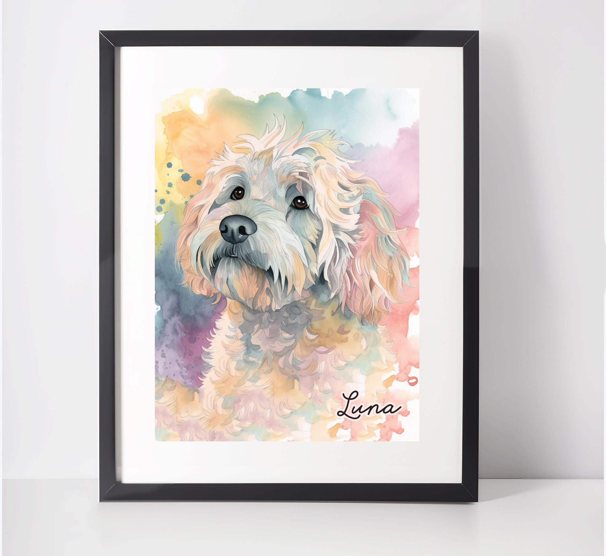 Personalised Cockapoo Art Print