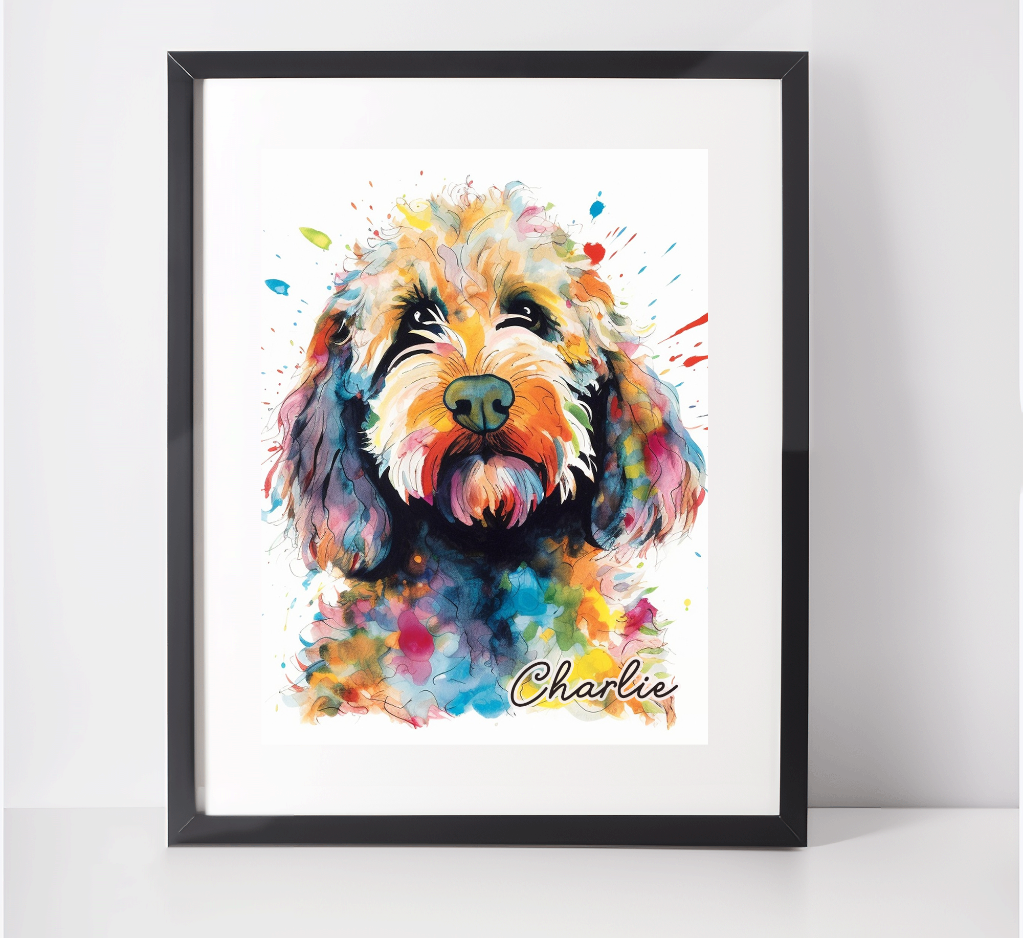 Personalised Cockapoo Art Print