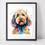 Personalised Cockapoo Art Print