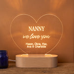 Personalised We Love You Lamp