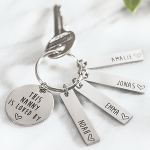 Loved By Keyring