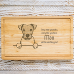 Personalised Chopping Board - Dog Breed & Name