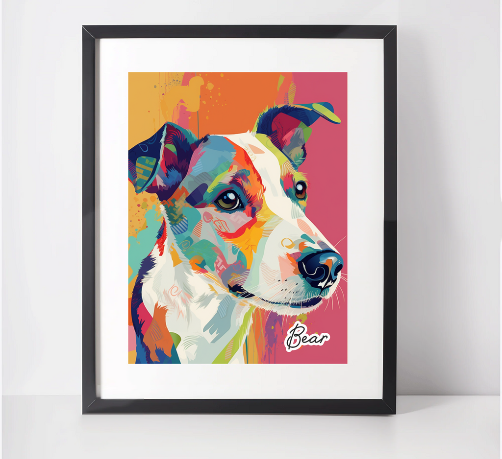 Personalised Jack Russell Art Print