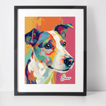 Personalised Jack Russell Art Print