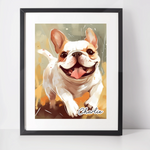 Personalised French Bulldog Art Print