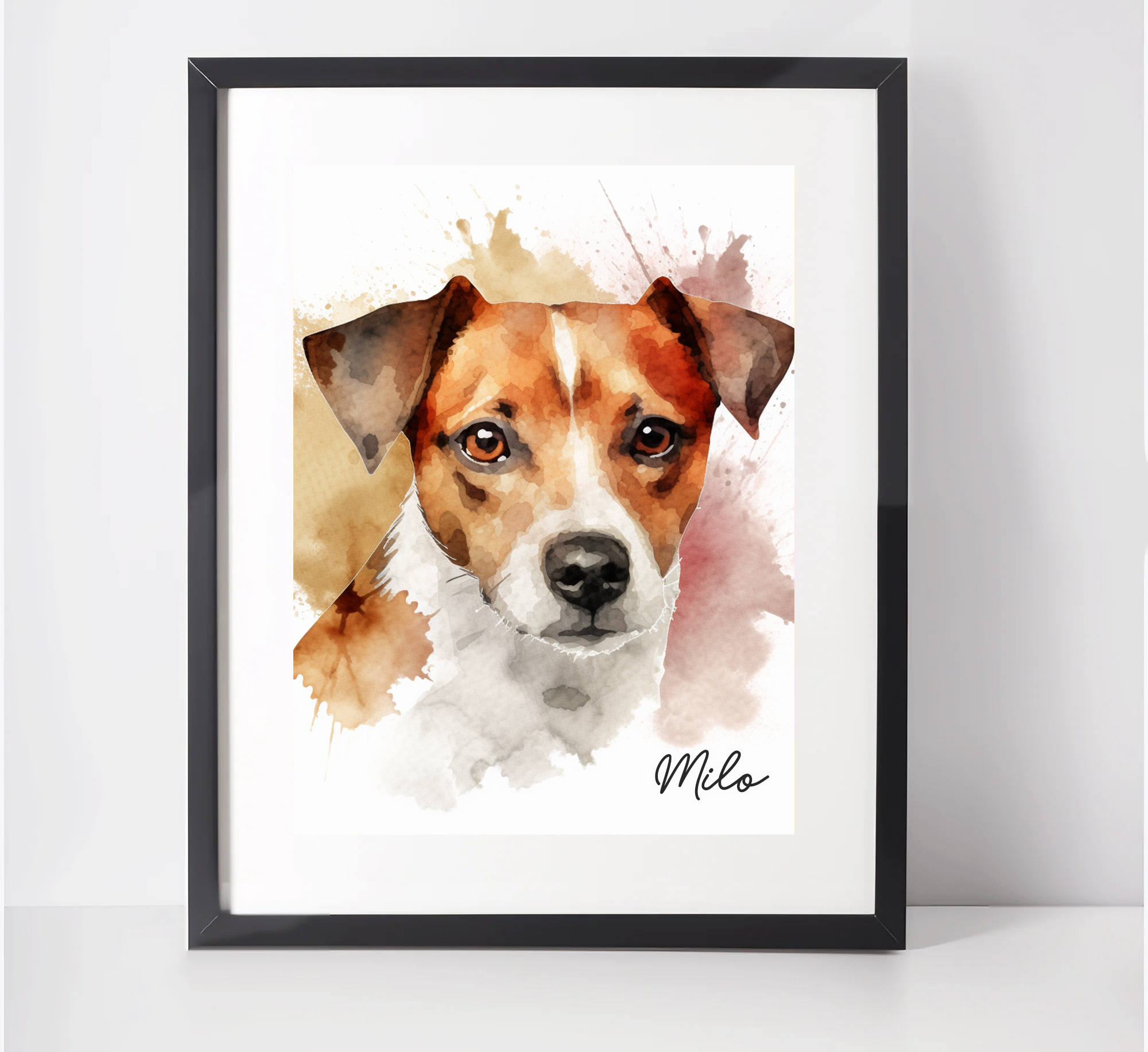 Personalised Jack Russell Art Print