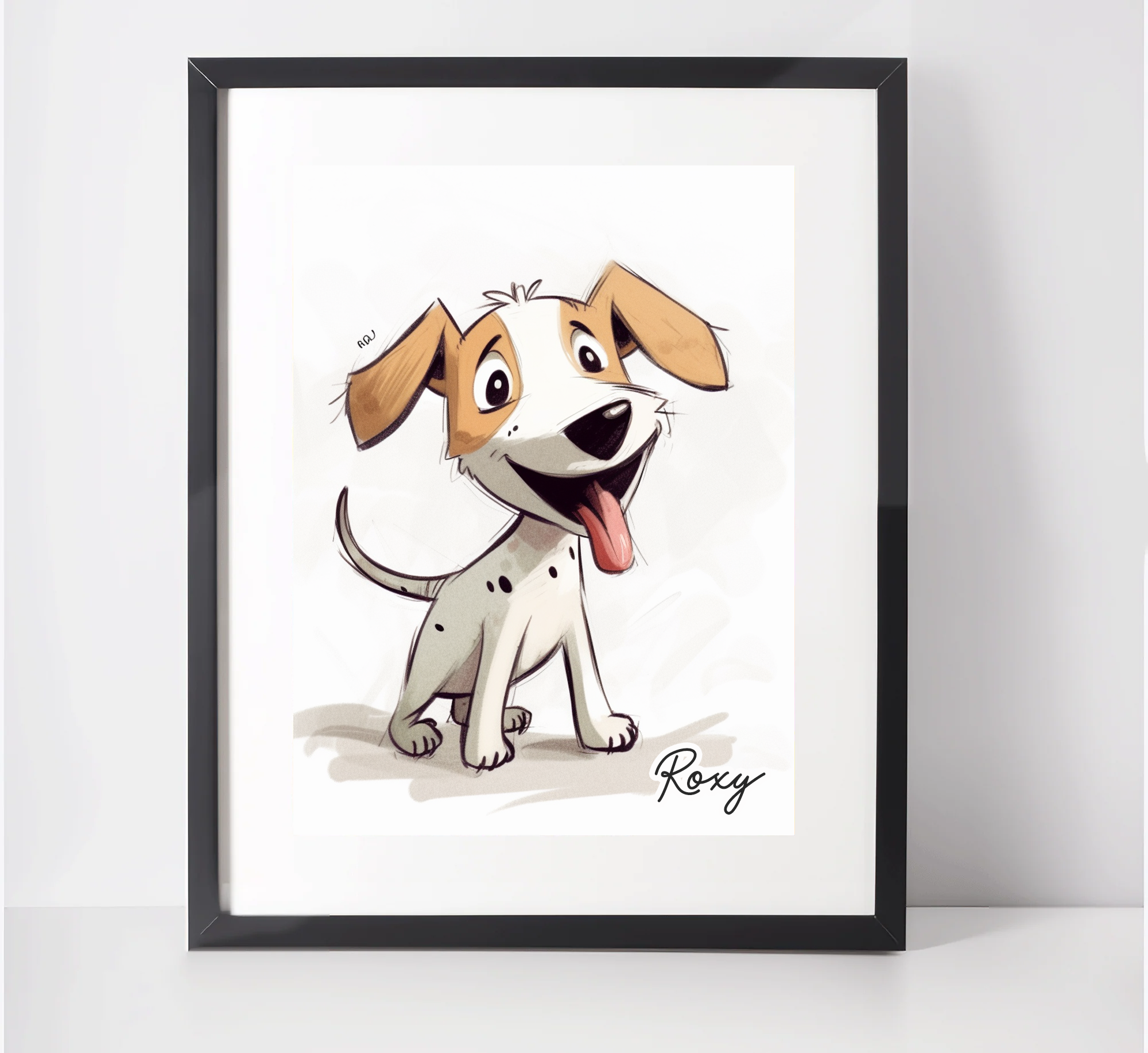 Personalised Jack Russell Art Print