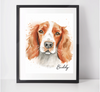 Personalised Welsh Springer Spaniel Art Print