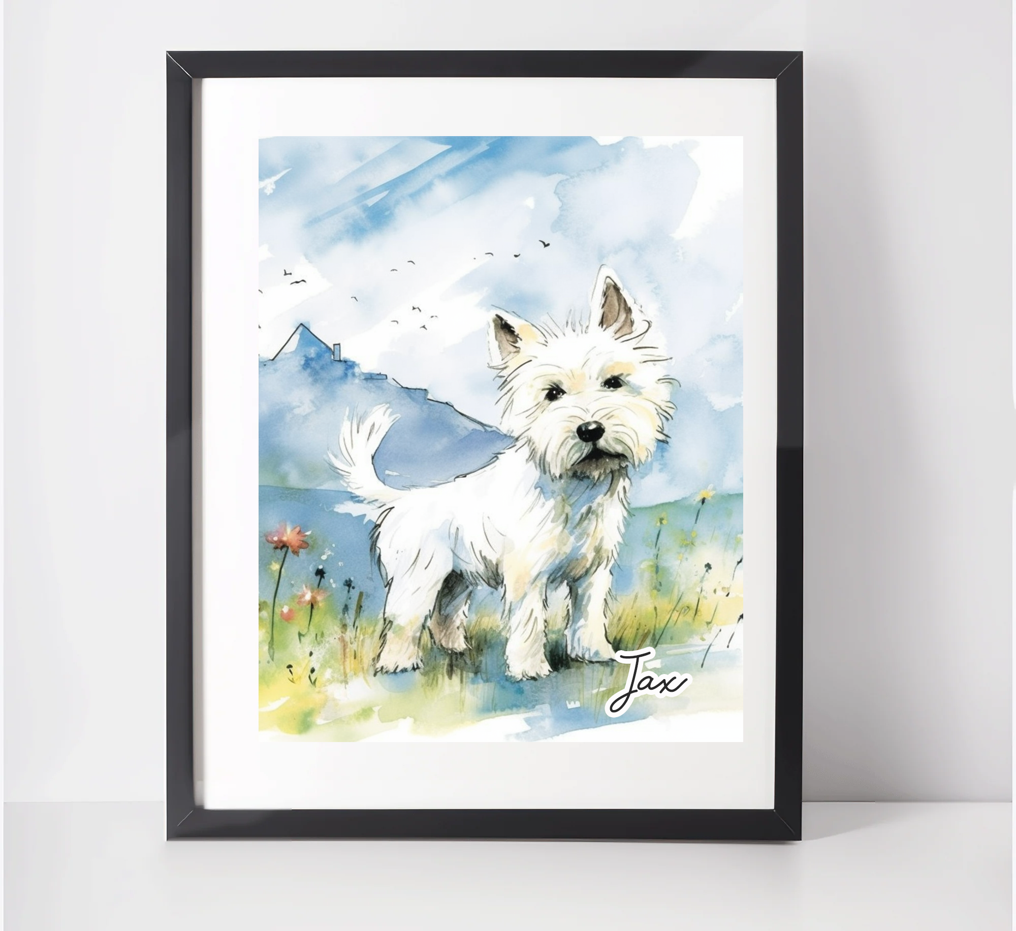 Terrier painting hot sale