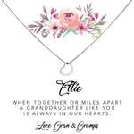 When Together Or Miles Apart Personalised Message Card