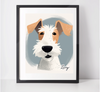 Personalised Wire Fox Terrier Art Print