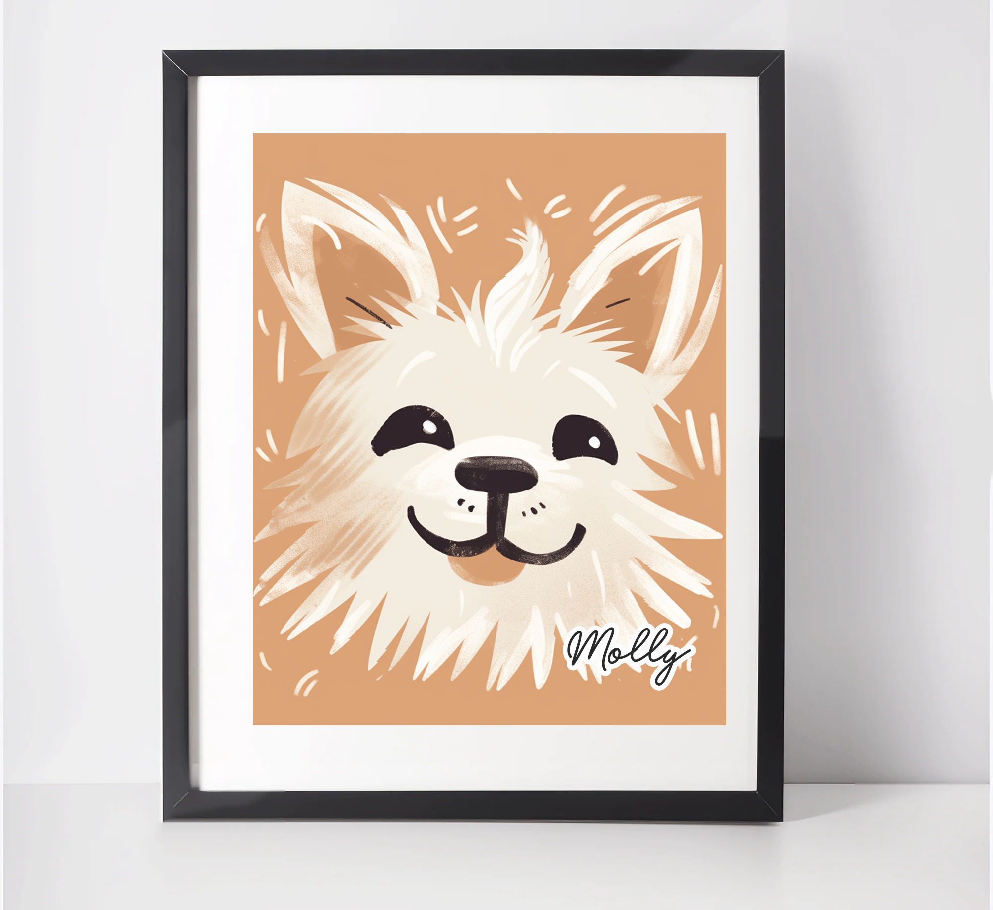 Personalised Yorkshire Terrier Art Print