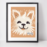 Personalised Yorkshire Terrier Art Print